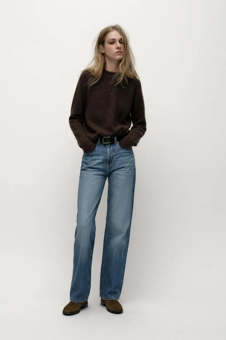 Z.03 STRAIGHT HIGH-WAIST LONG LENGTH JEANS