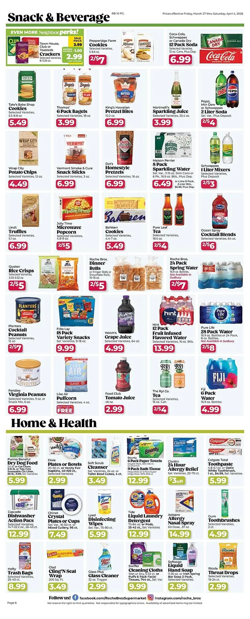 Weekly ad Roche Bros weekly ad from March 31 to April 4 2026 - Page 6