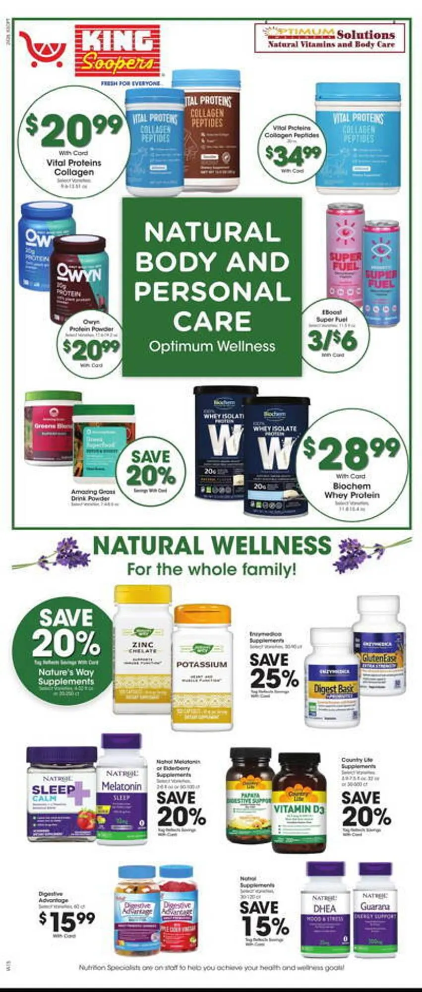 Weekly ad King Soopers Weekly Ad from July 31 to August 6 2024 - Page 1