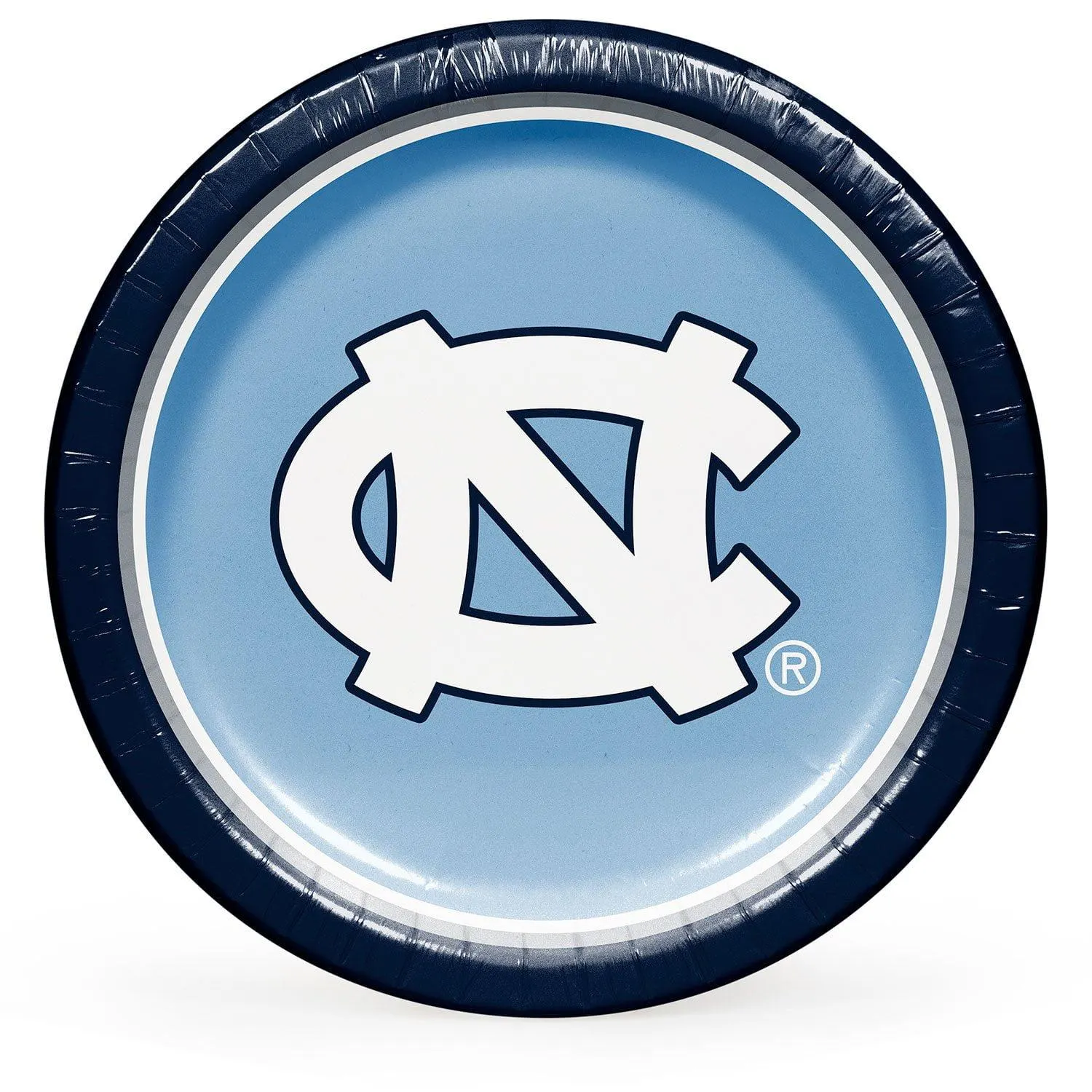 North Carolina Tar Heels NCAA Round Paper Plates, 10", 85 ct.
