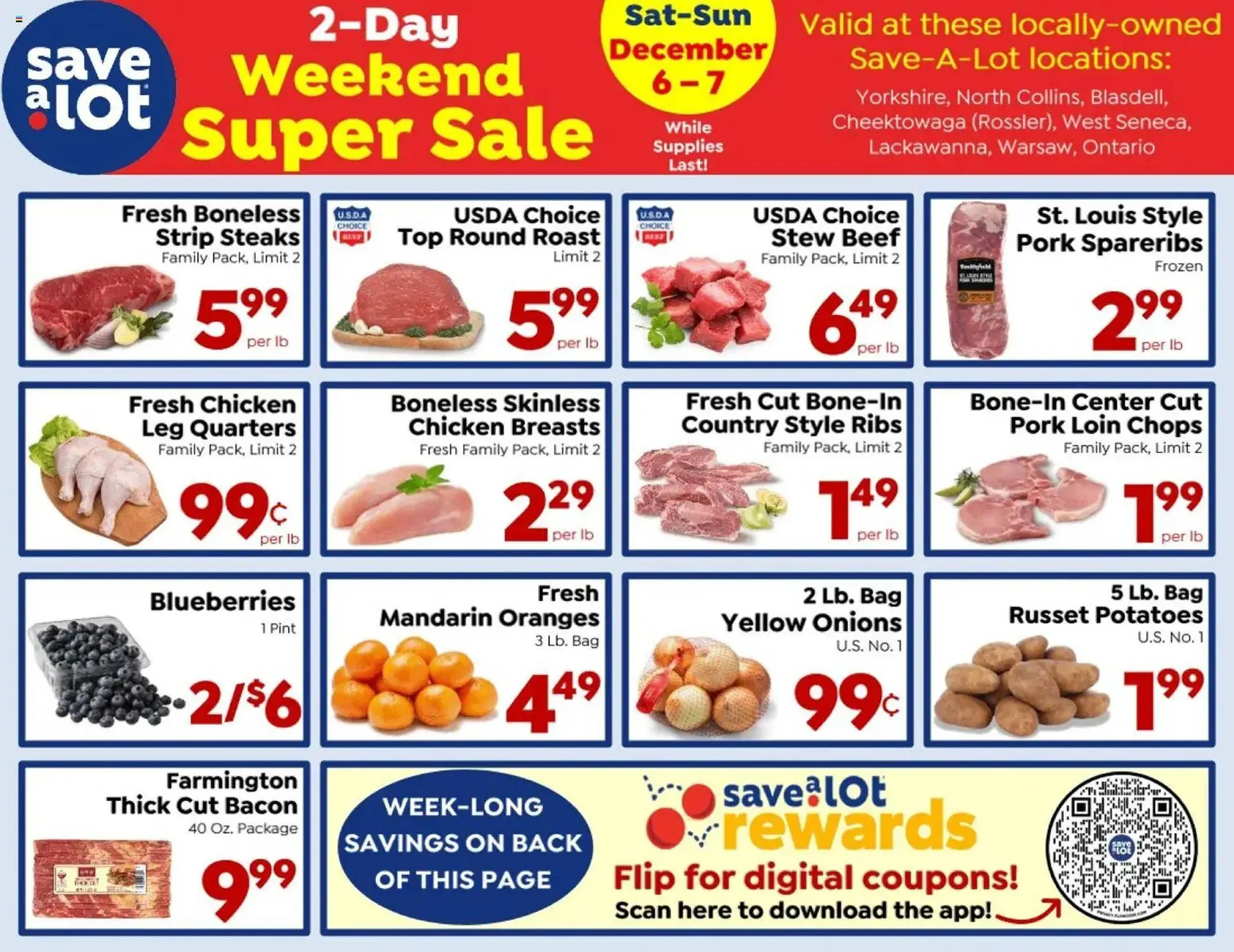 Weekly ad Save a Lot weekly ad from December 6 to December 7 2025 - Page 1