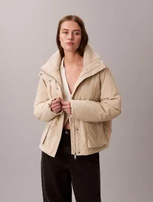 Sherpa Collar Relaxed Jacket