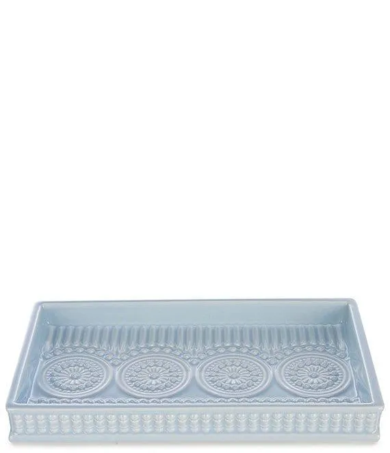Simplicity Collection Savannah Ceramic Vanity Tray