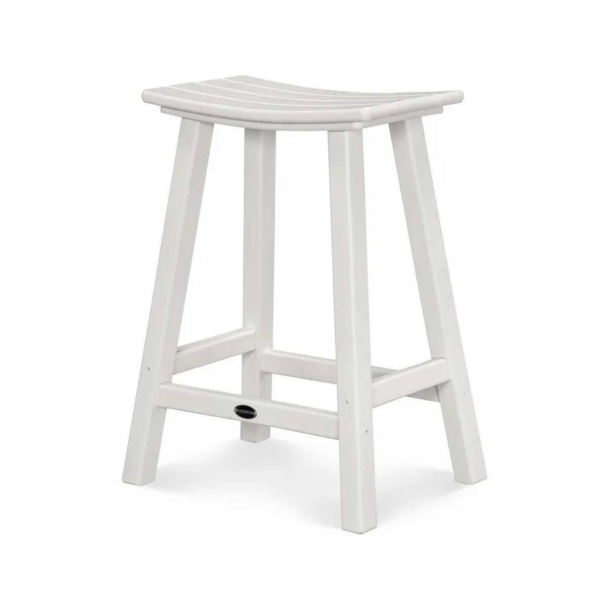 POLYWOOD Traditional Garden Patio Bar Stool