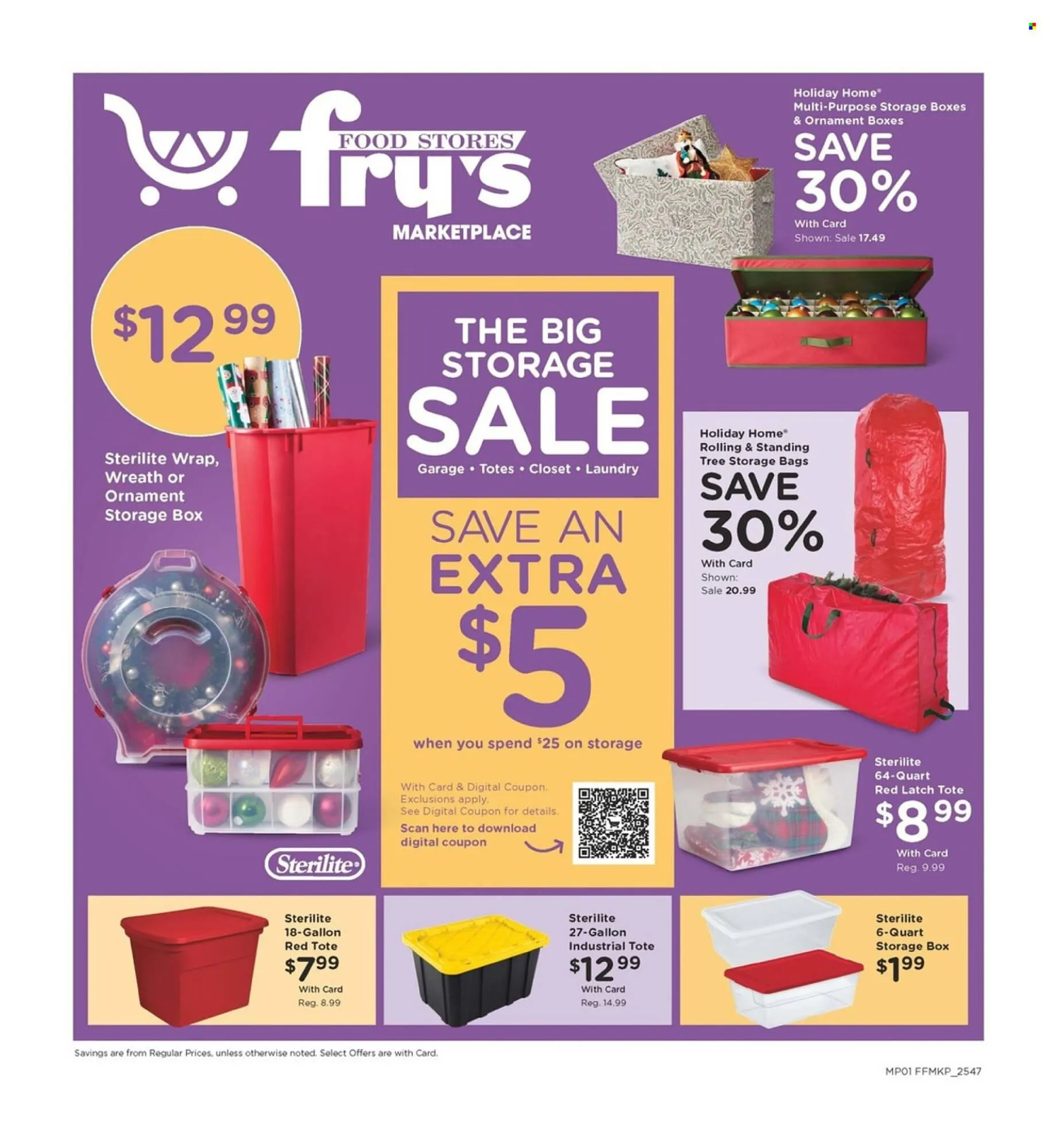 Weekly ad Fry's weekly ad from December 26 to January 1 2026 - Page 1