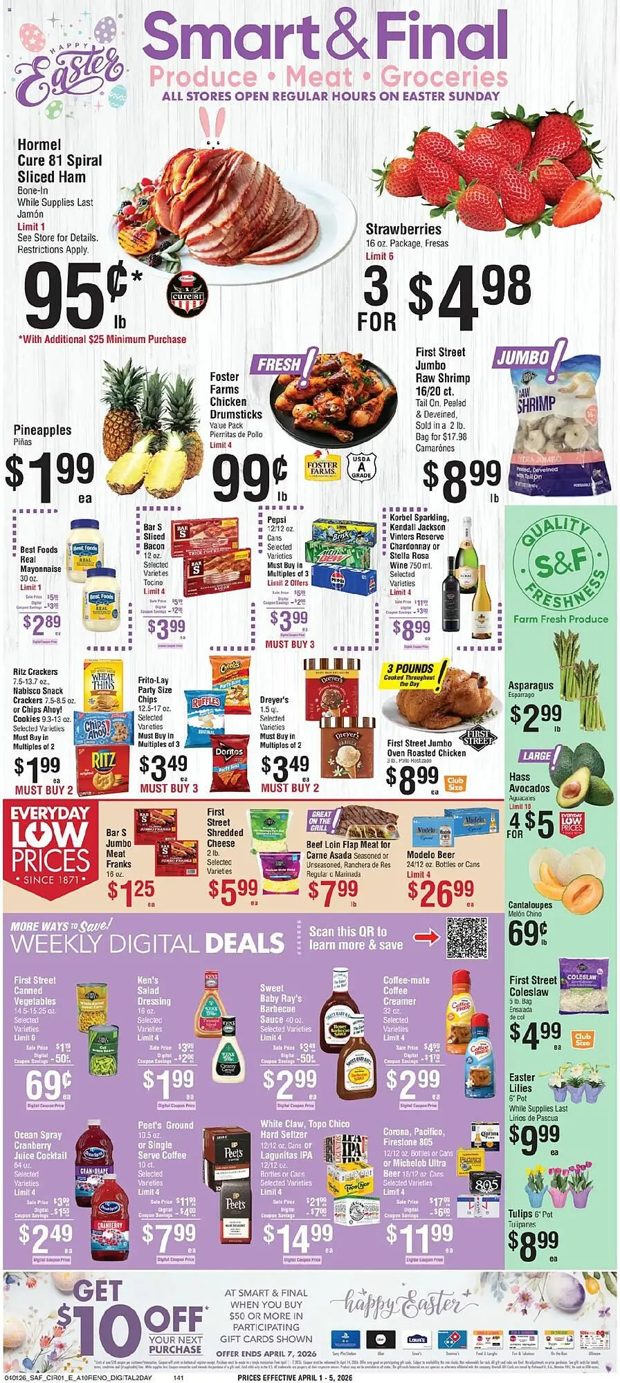 Weekly ad Smart & Final weekly ad from April 1 to April 5 2026 - Page 1