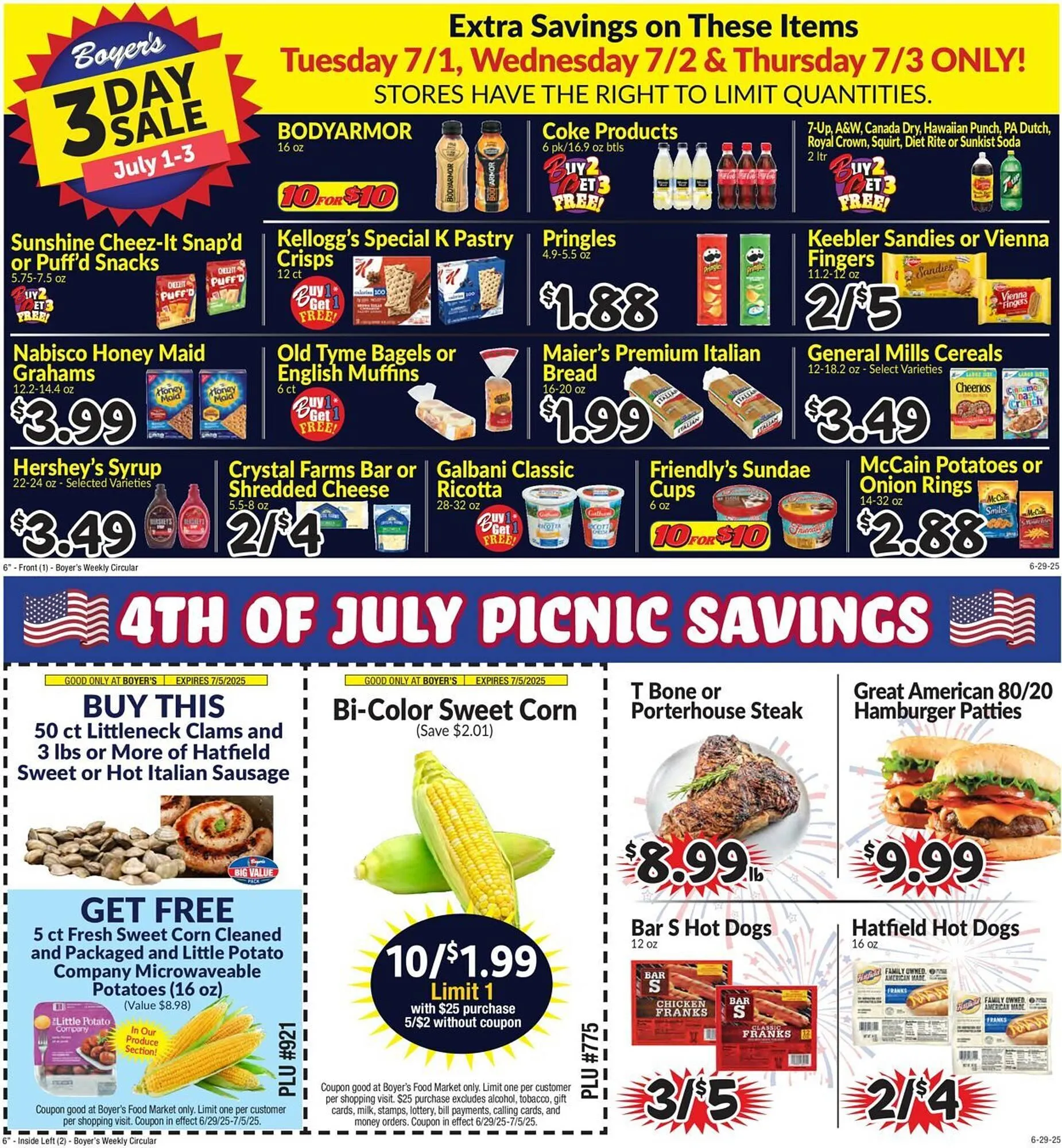 Boyers Food Markets Weekly Ad - 1