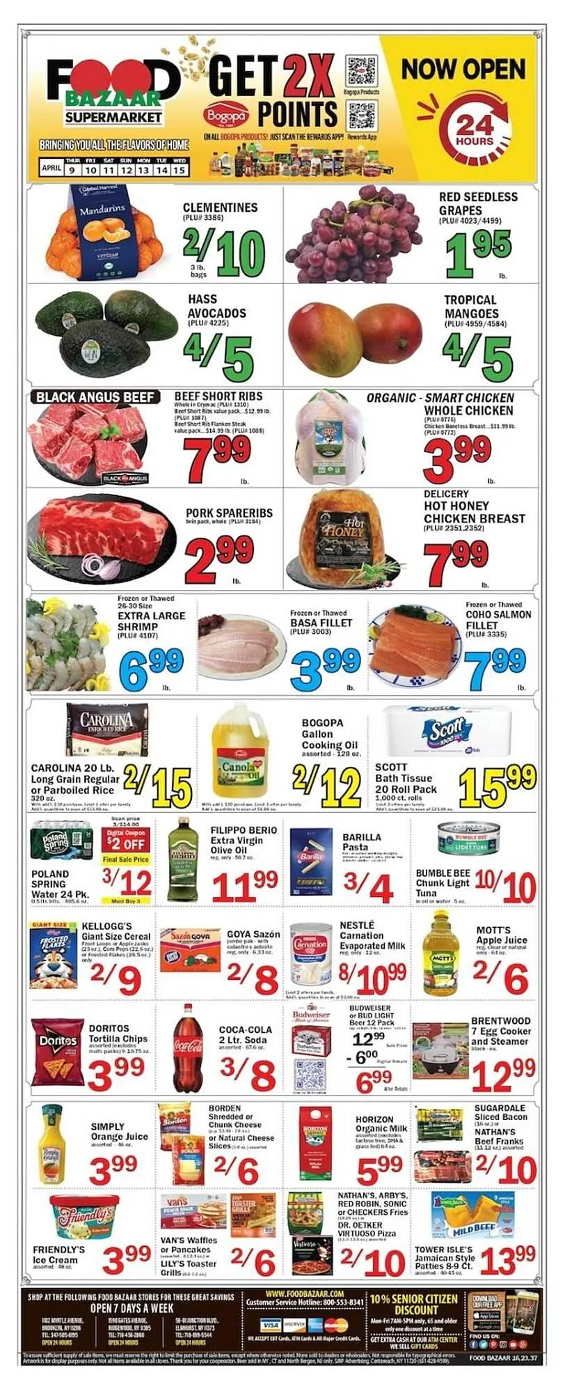 Weekly ad Food Bazaar circular from April 9 to April 15 2026 - Page 1