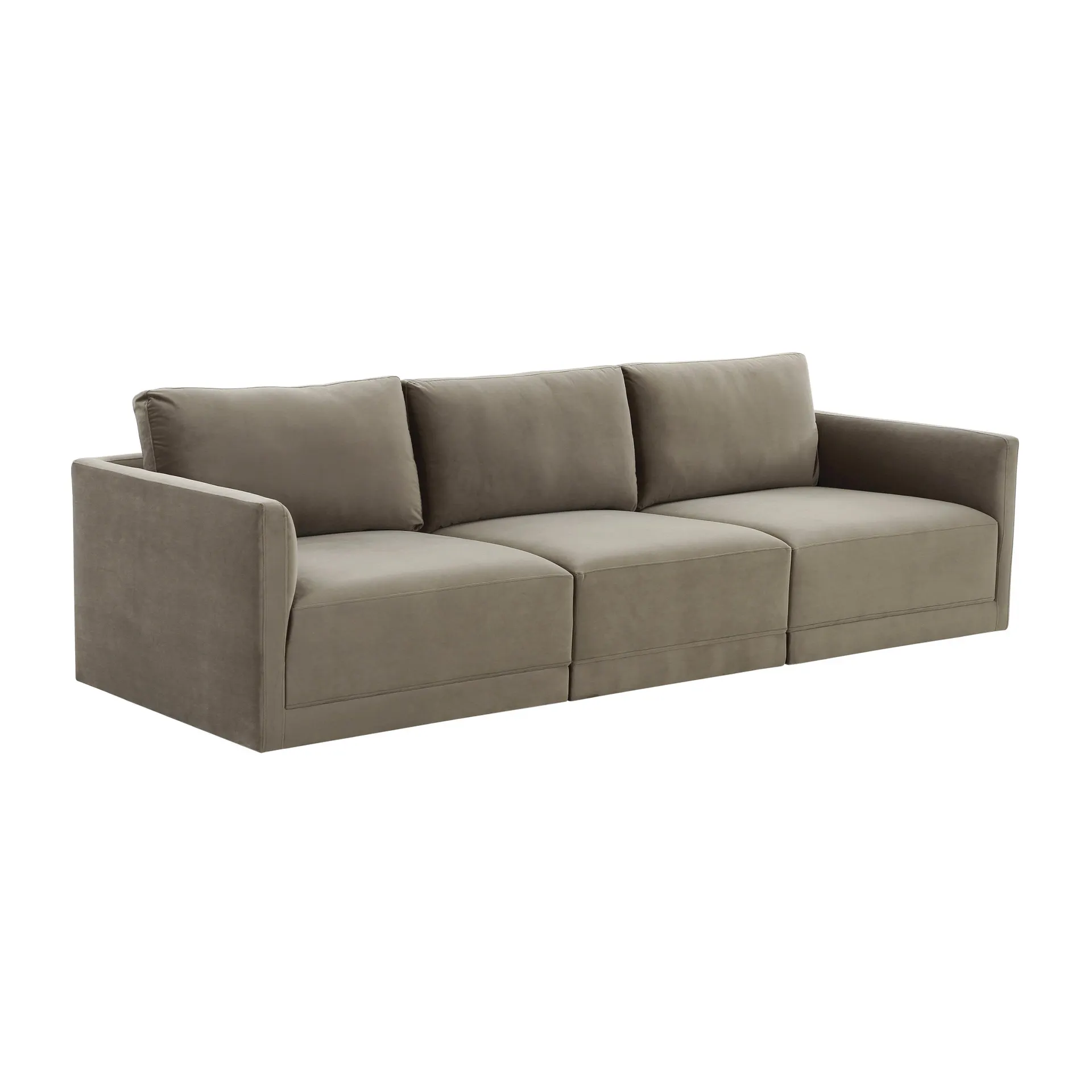 Willow Velvet Modular Sofa