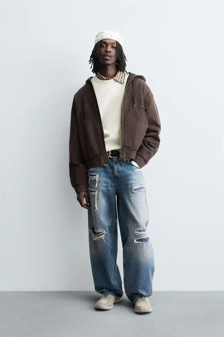 HOODED PUFFER JACKET