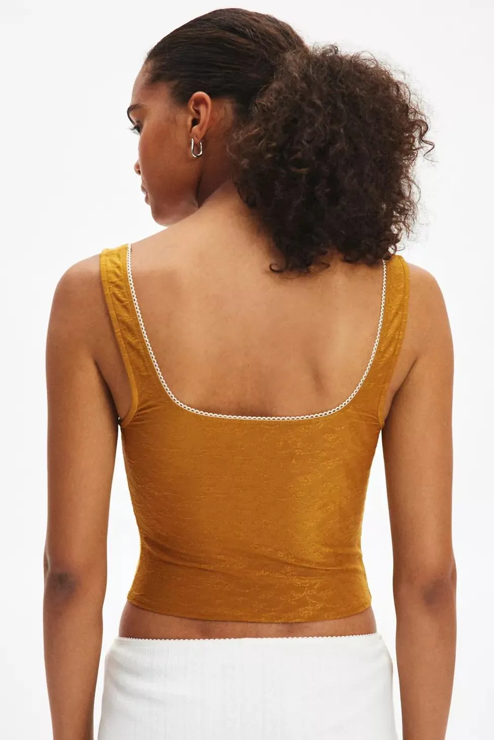 Ecote Nora Jacquard Western Corset Top