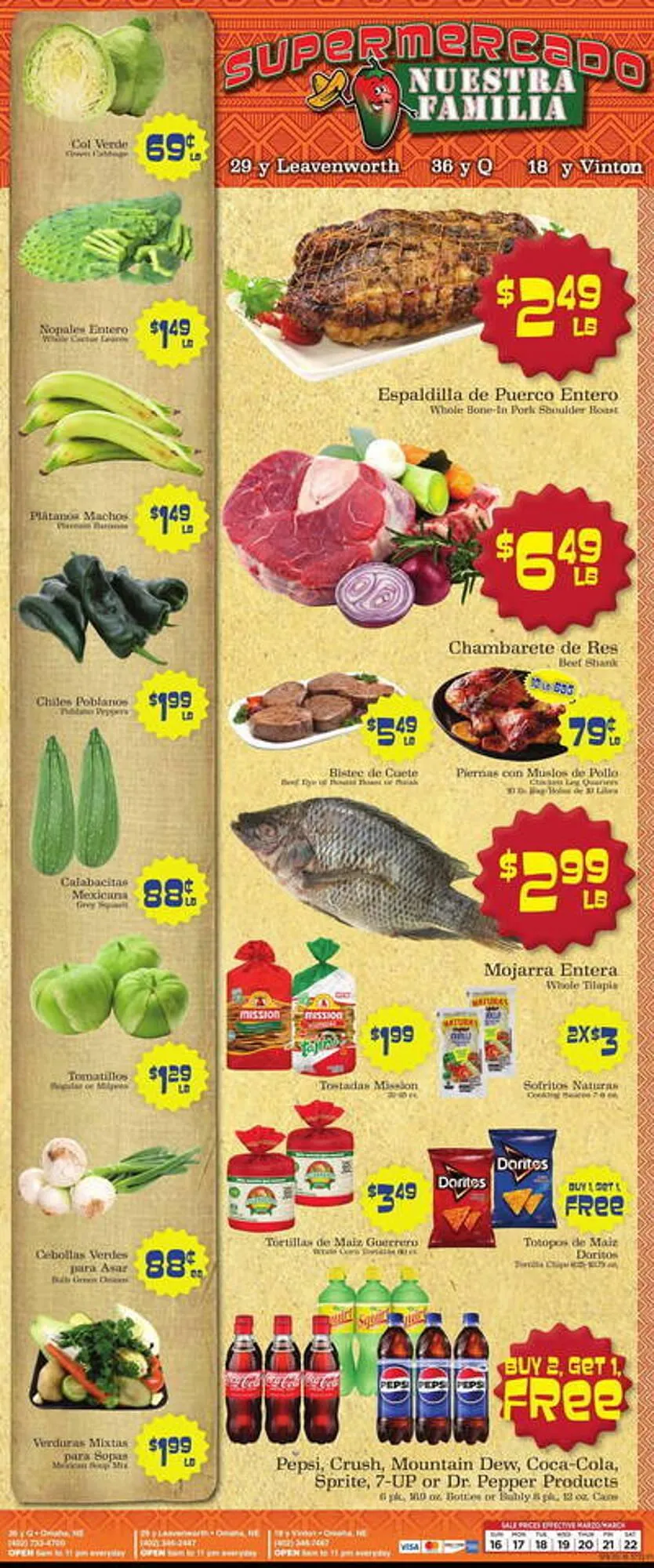 Supermercado Nuestra Familia Weekly Ad - 1
