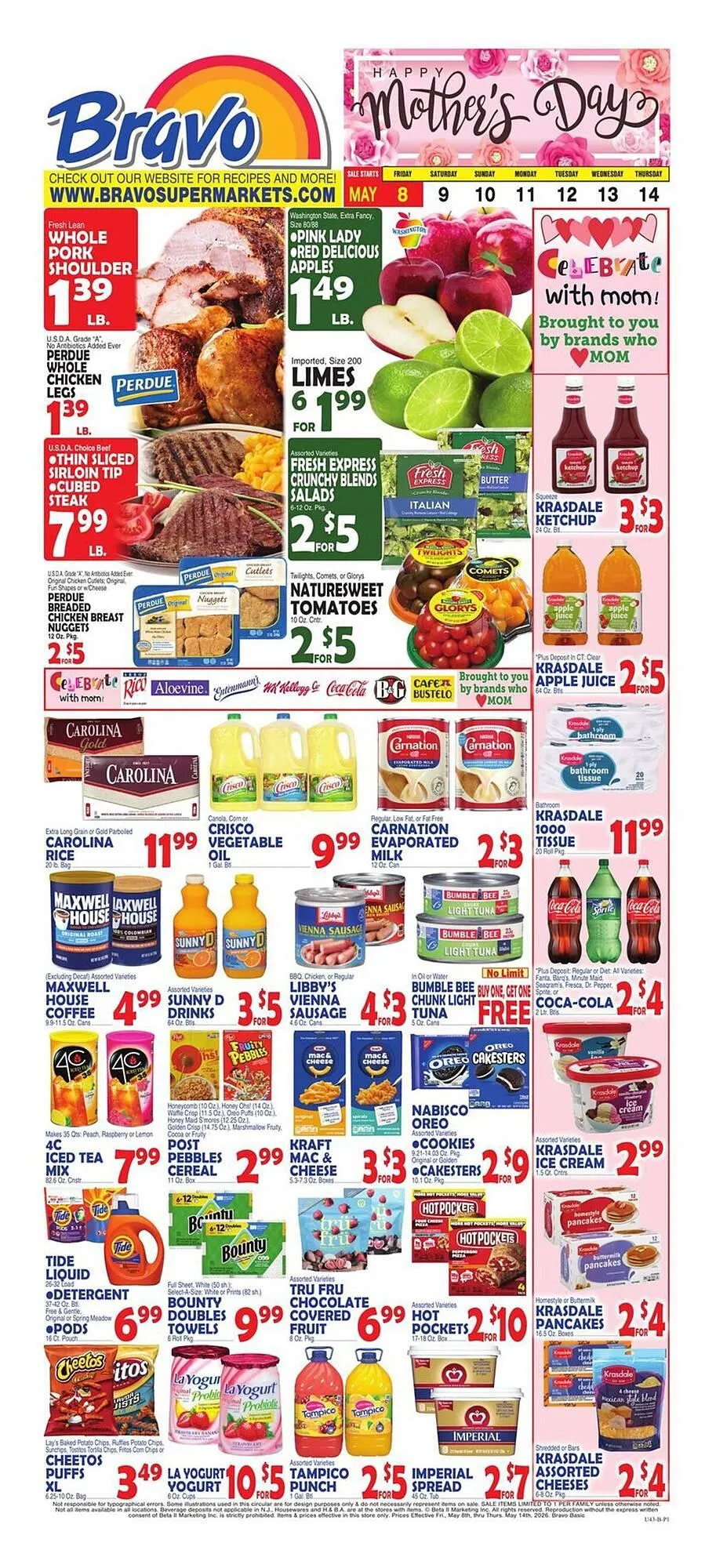 Weekly ad Bravo Supermarkets weekly ad from May 8 to May 14 2026 - Page 1