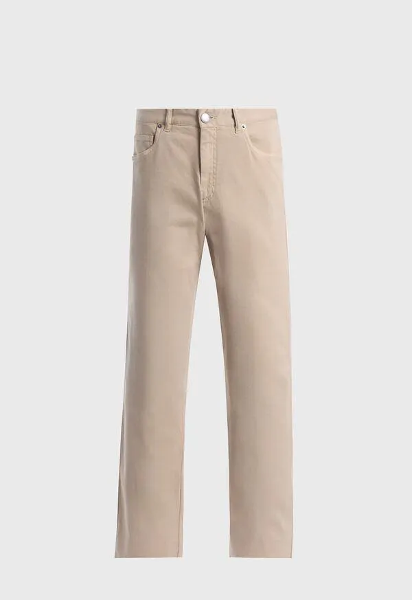 Cotton Twill Five Pocket Trouser