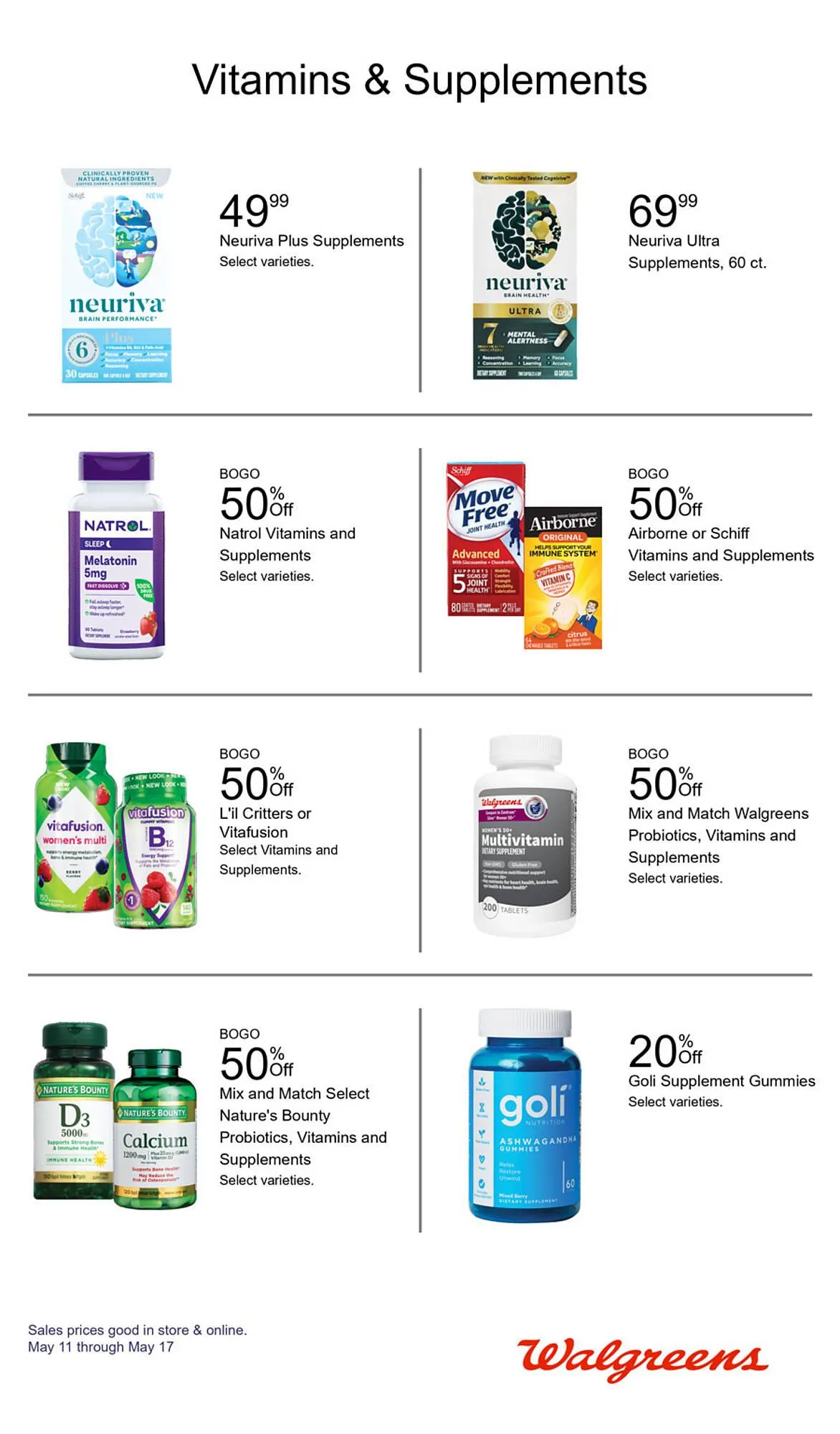 Weekly ad Walgreens Weekly Ad from May 11 to May 17 2025 - Page 7