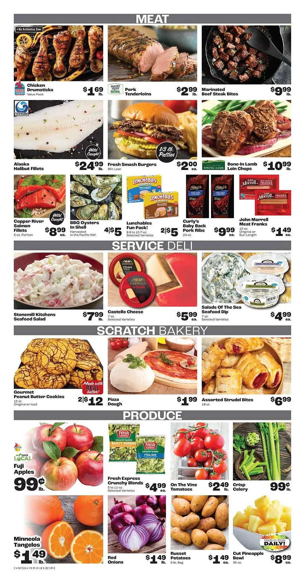 Weekly promotion Rosauers weekly ad spanning from April 15 to April 21 2026 - Page 2 for Catalogue 365