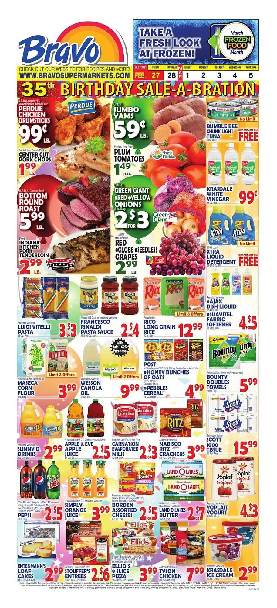 Weekly ad Bravo Supermarkets weekly ad from February 27 to March 5 2026 - Page 1