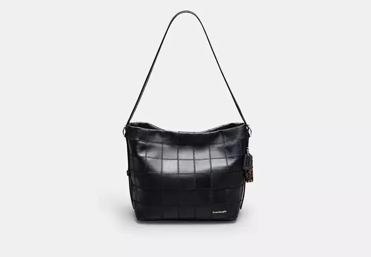 Alter/Ego Hobo Bag In Checkerboard Upcrafted Leather