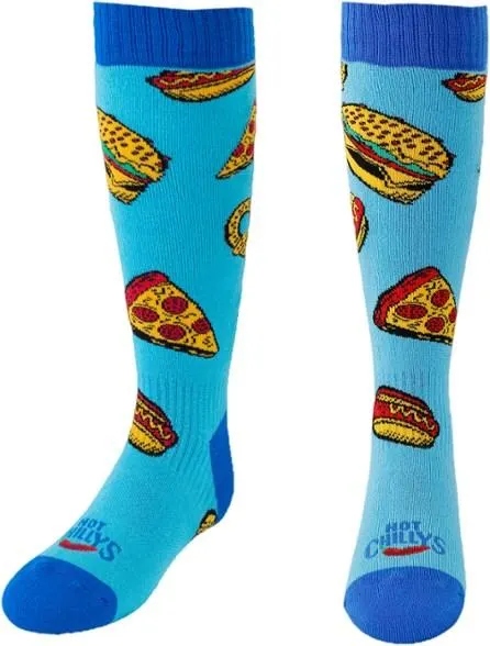 Hot Chillys Snacks Mid Volume Ski Socks - Kids'