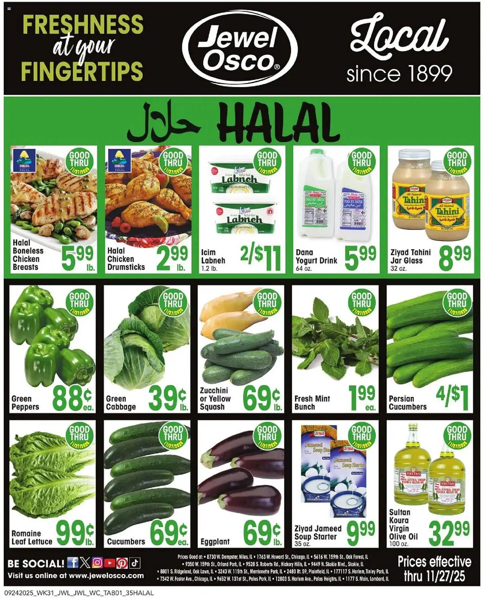 Weekly ad Jewel-Osco weekly ad from September 24 to November 28 2025 - Page 1