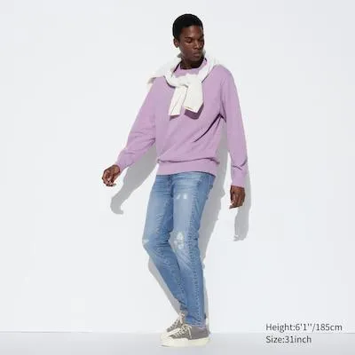 Skinny Fit Distressed Jeans