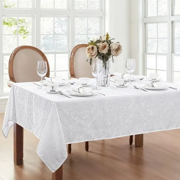 Caiden Elegance Damask Tablecloth