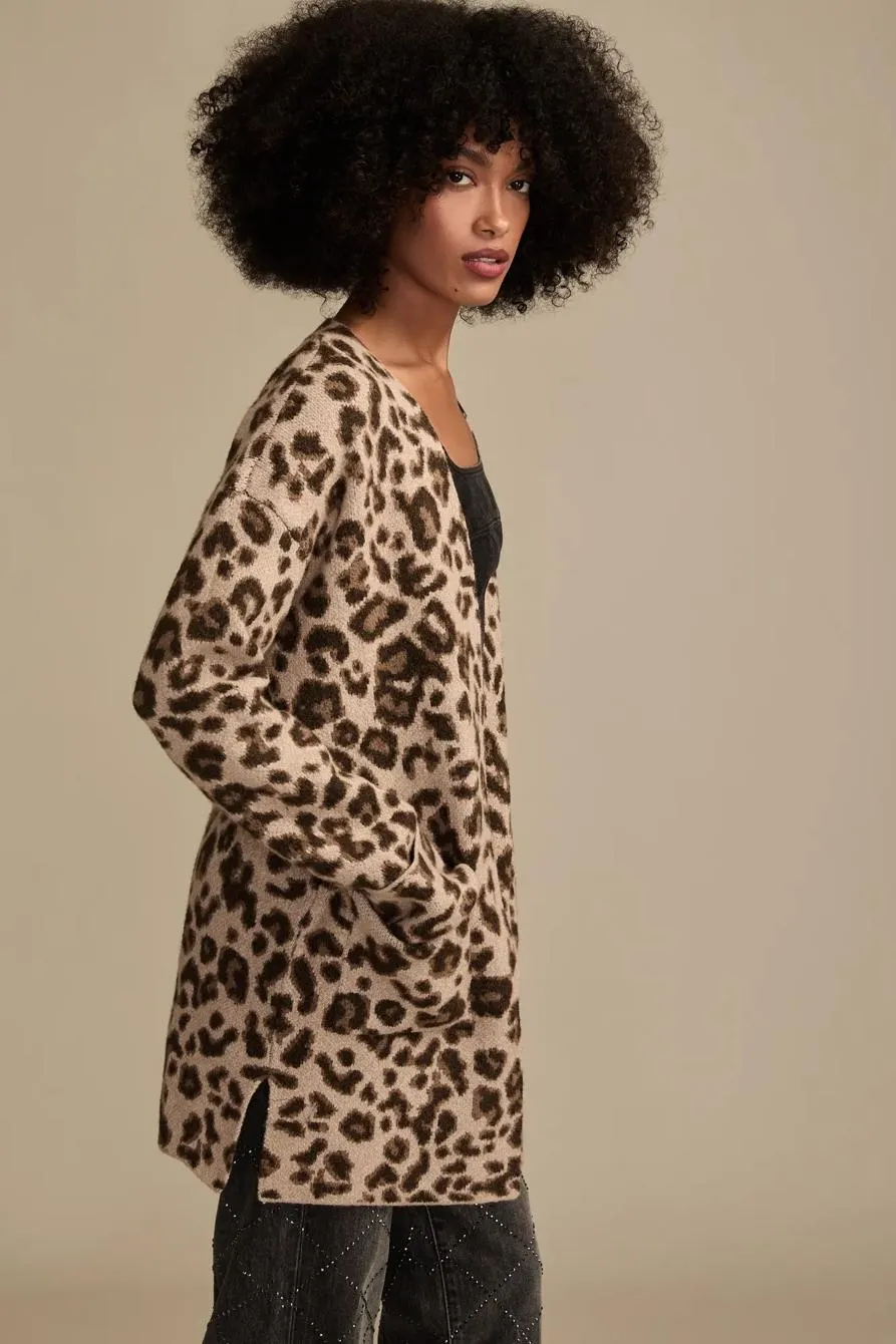 leopard cardigan
