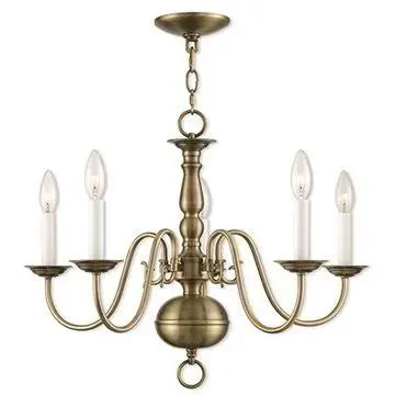 Livex Lighting Williamsburgh 5-Light Chandelier