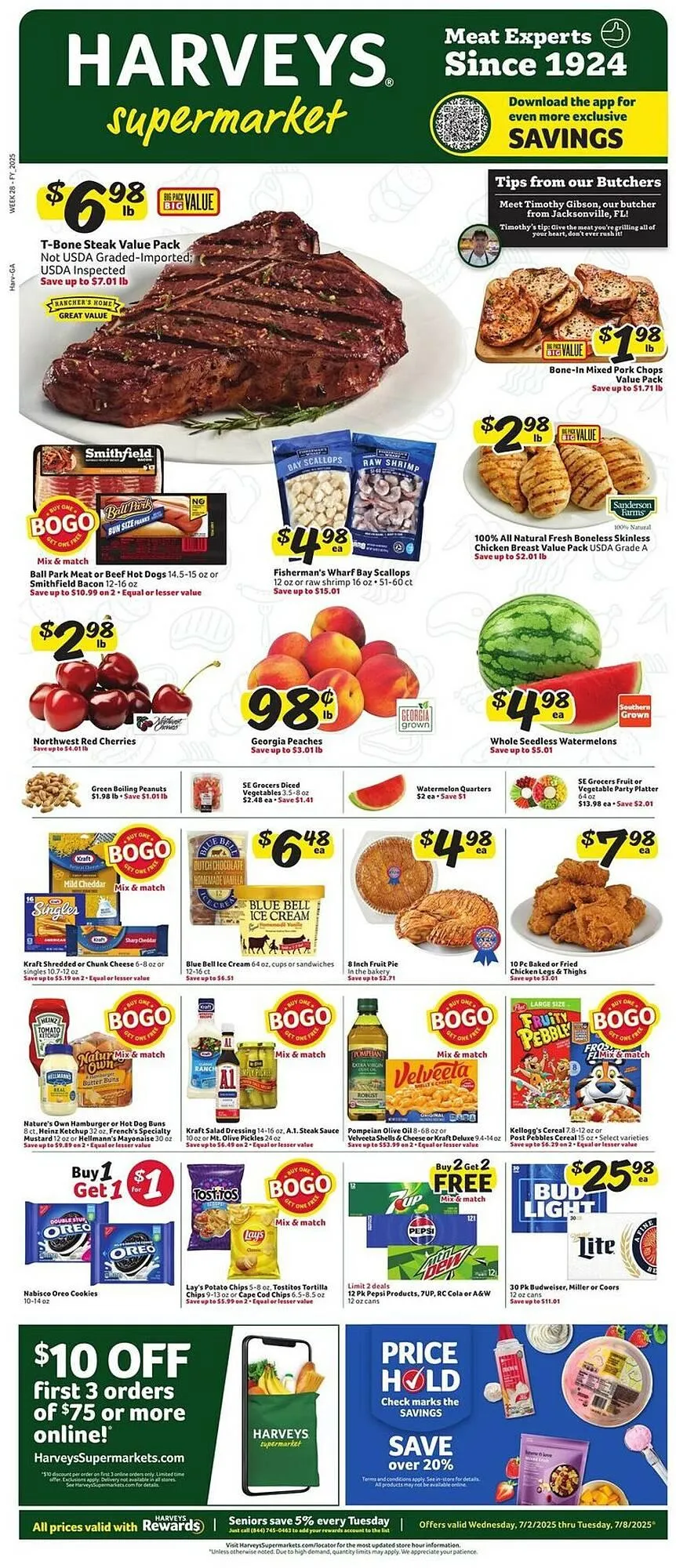 Harveys Supermarkets Weekly Ad - 1