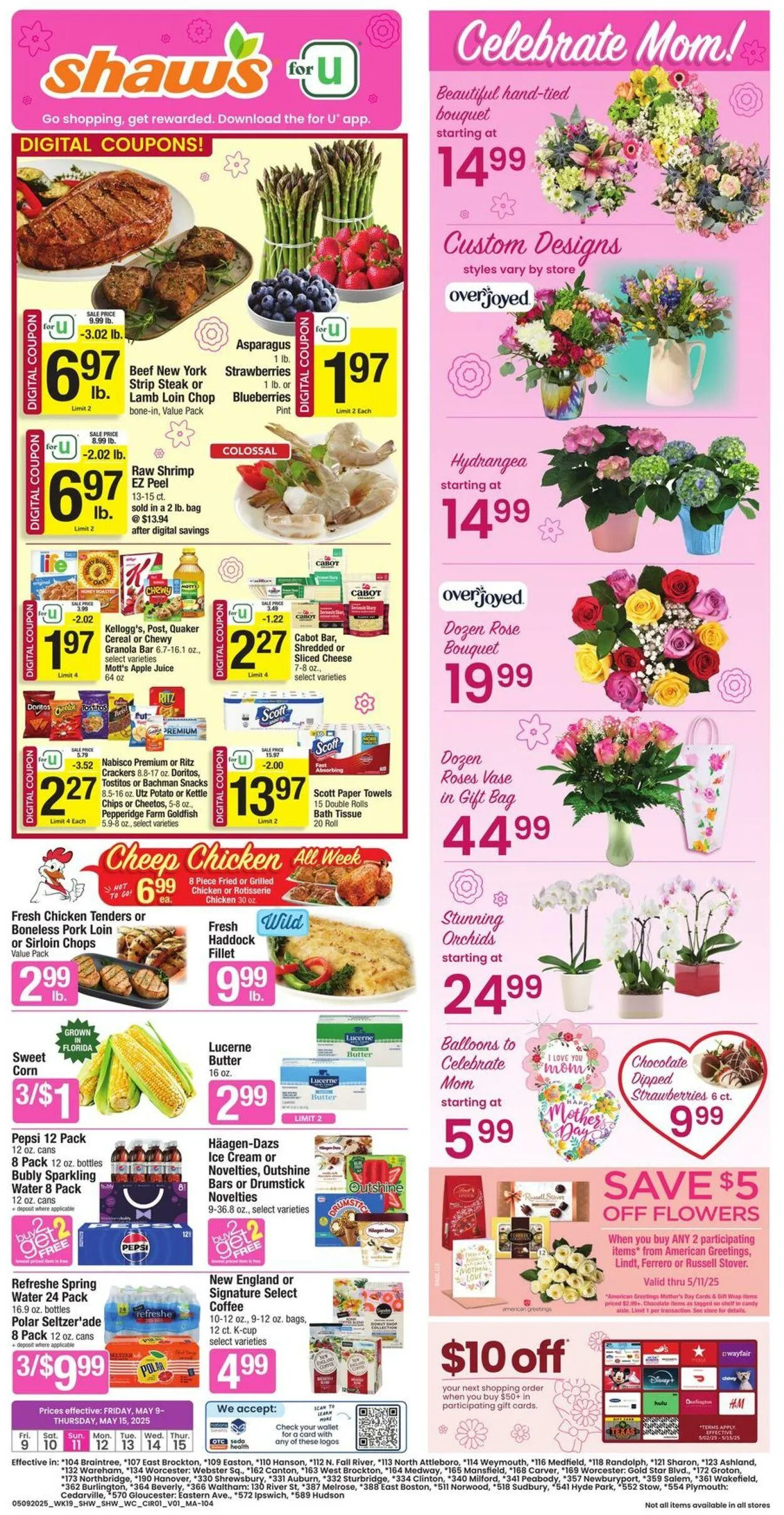 Weekly ad Shaws from May 9 to May 15 2025 - Page 1