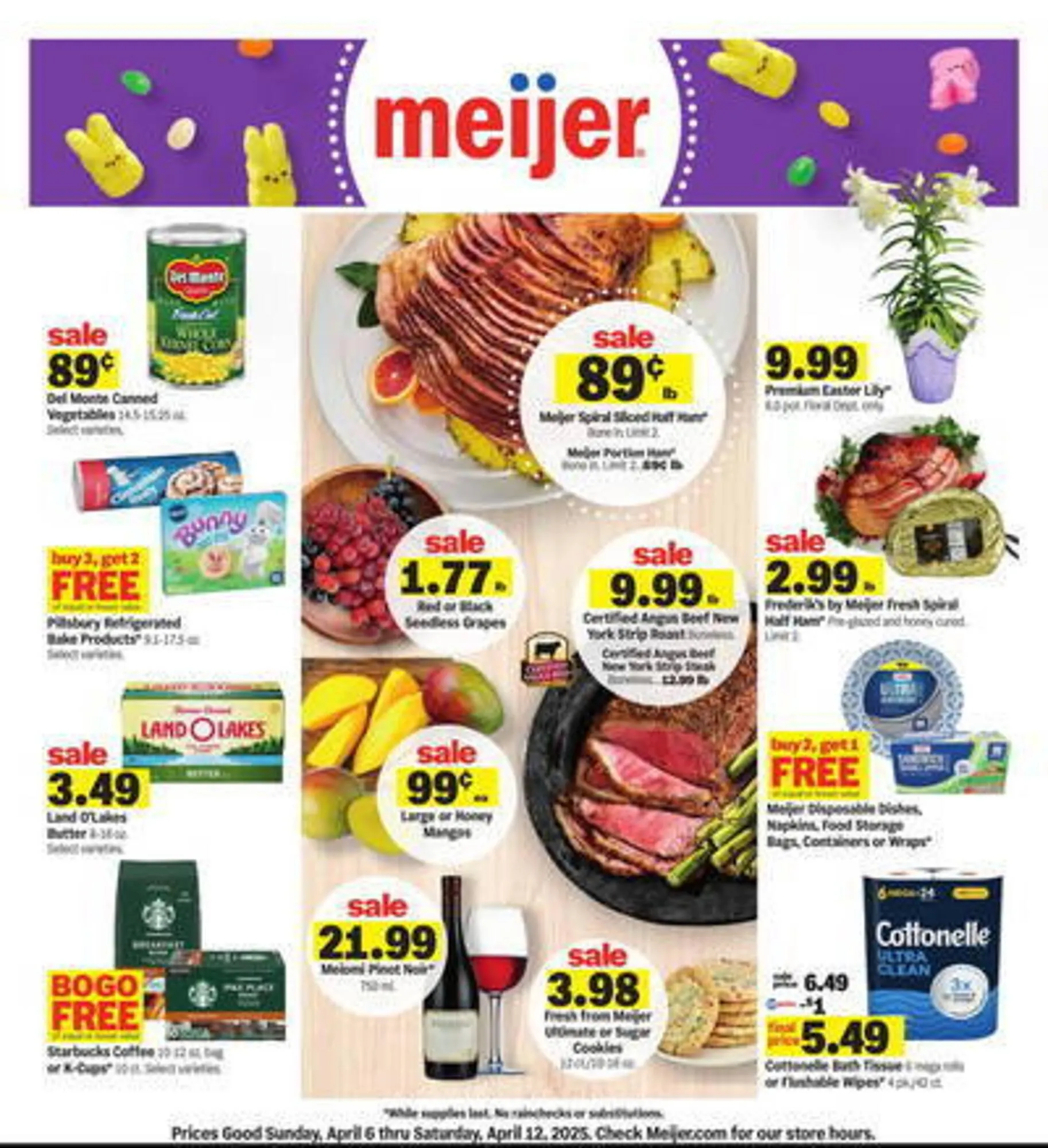 Weekly ad Meijer Weekly Ad from April 6 to April 12 2025 - Page 1