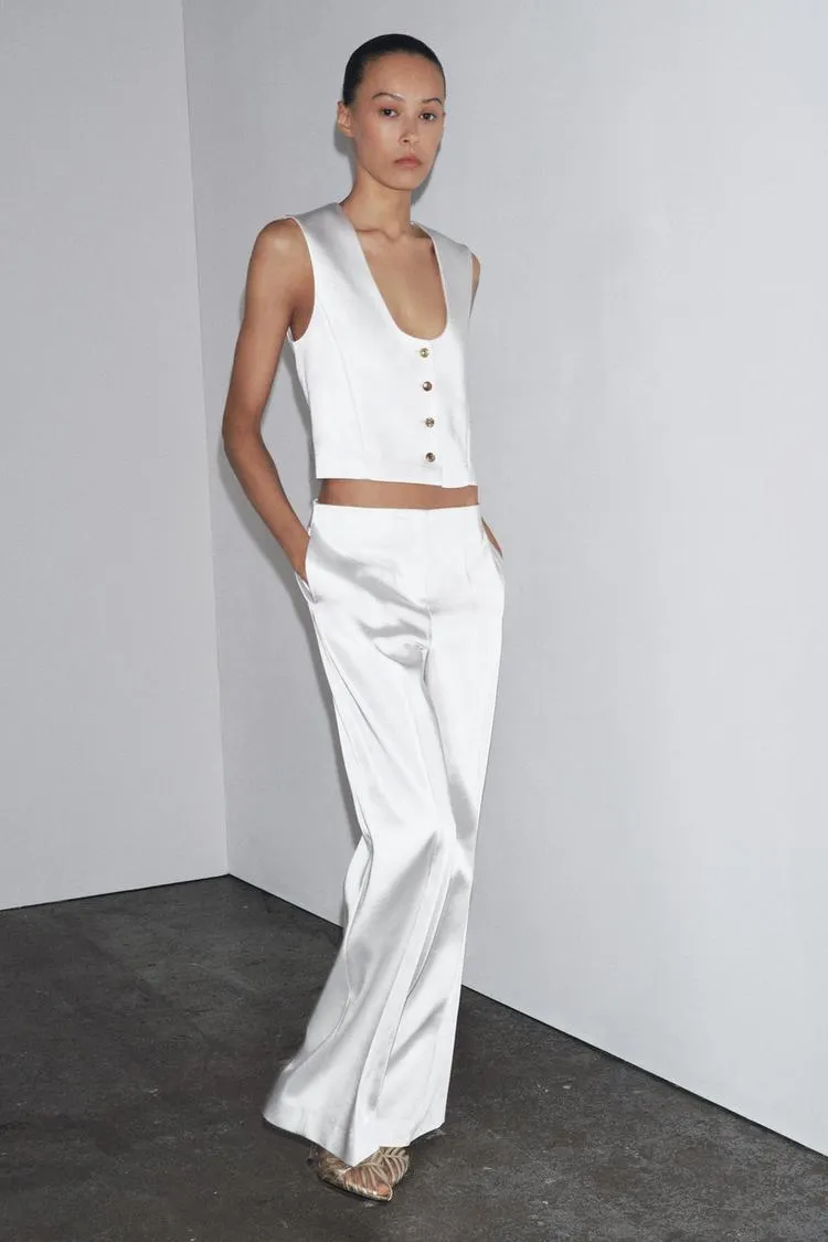 ZW COLLECTION SATIN PANTS