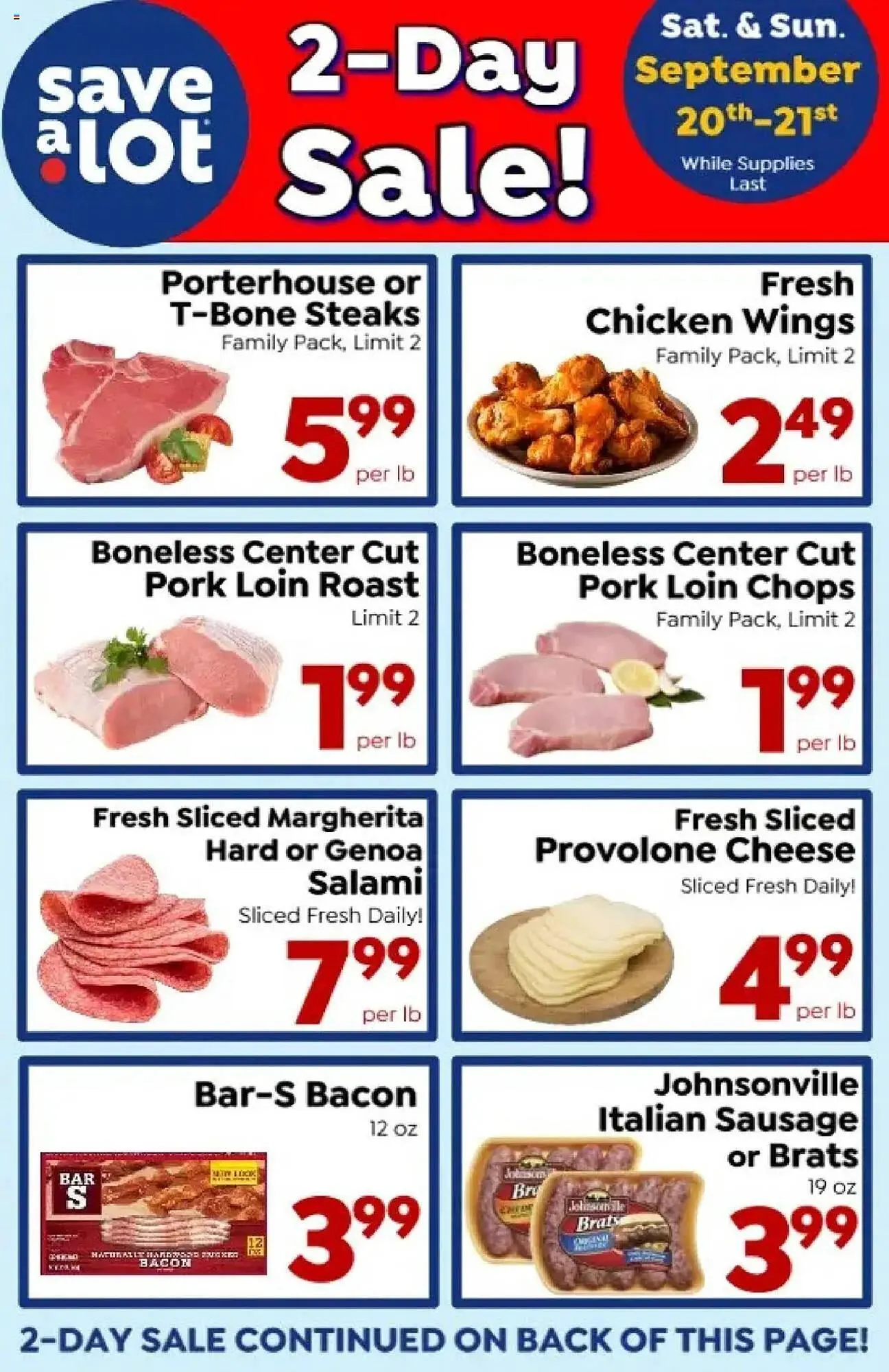 Weekly ad Save a Lot weekly ad from September 15 to September 22 2025 - Page 1