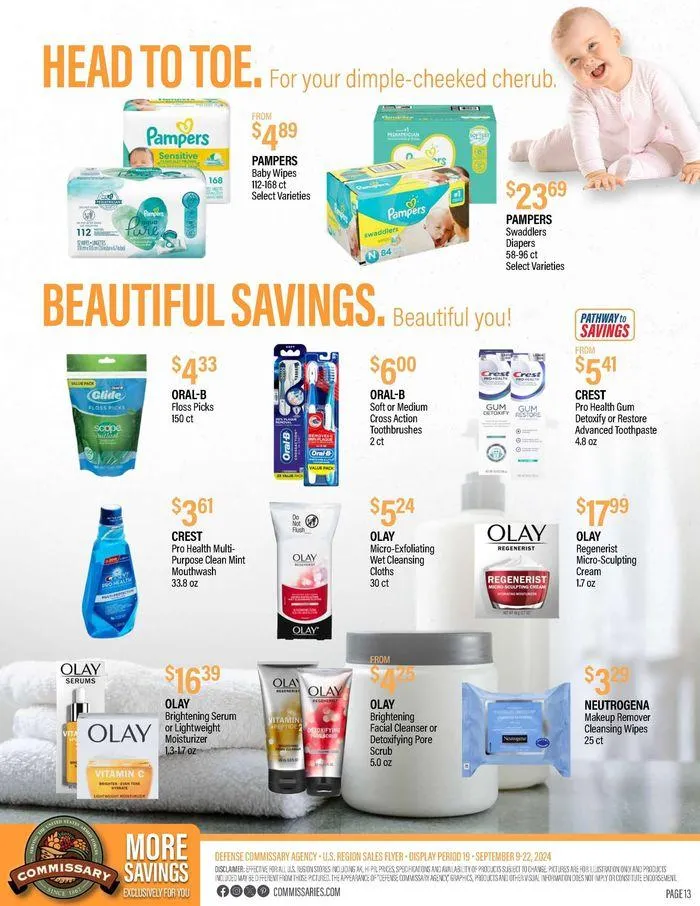 Weekly ad Flyer Commissary from September 9 to September 22 2024 - Page 13
