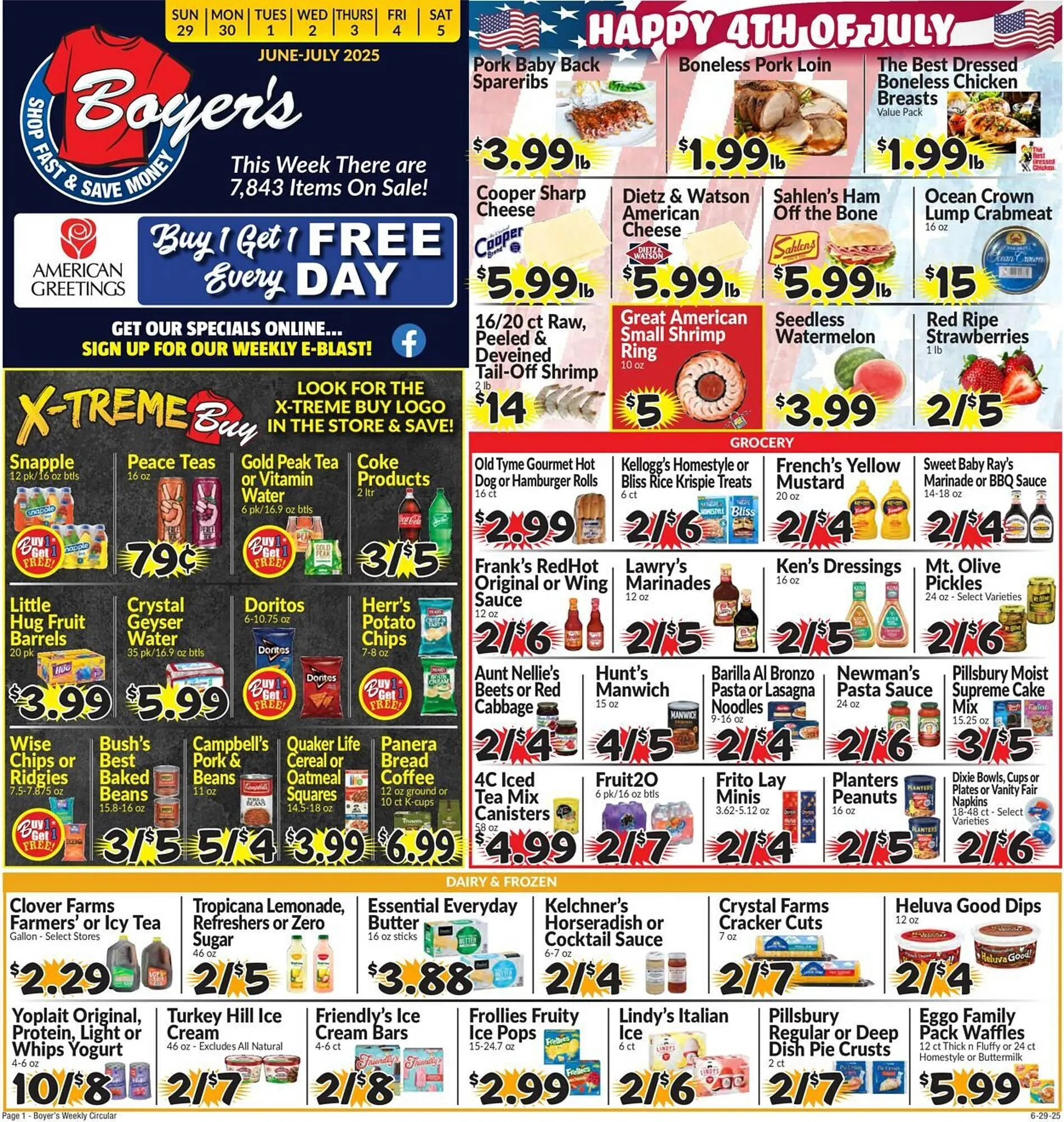 Weekly ad Boyer's Food Markets Weekly Ad from June 29 to July 26 2025 - Page 3