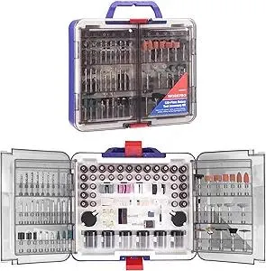 WORKPRO 530-Piece Rotary Tool Accessory Kit, Rotary Tool Bits for Easy Cutting, Grinding, Sanding, Polishing, Cleaning, Drilling, Carving and Engraving