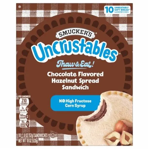 Smucker's® Uncrustables® Chocolate Hazelnut Spread Sandwich