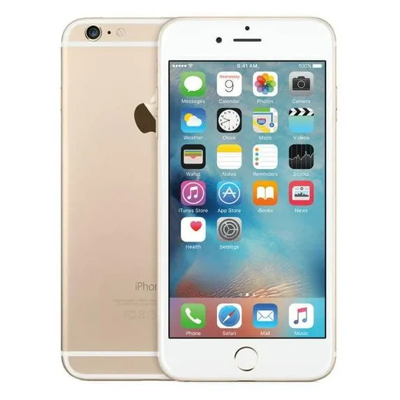 Pre-Owned Used Apple iPhone 6+ Plus A1522 64GB Gold Fully Unlocked 5.5" Smartphone (Scratch & Dent Used)
