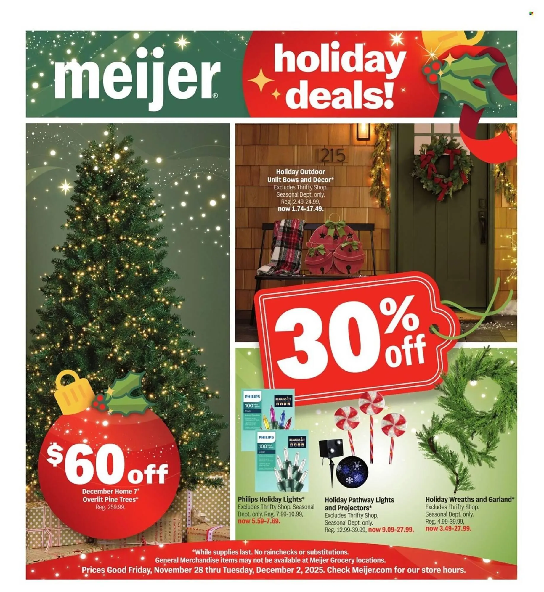 Weekly ad Meijer weekly ad from November 28 to December 2 2025 - Page 1