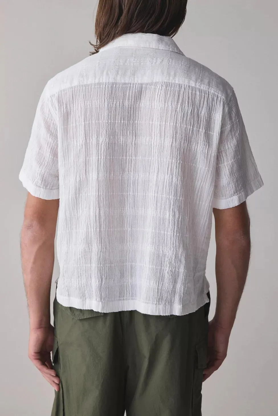 Standard Cloth Liam Textured Gauze Button-Down Shirt