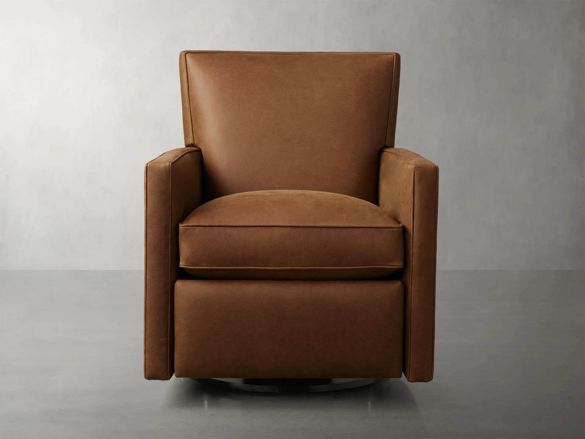 Rudy Leather Swivel Recliner