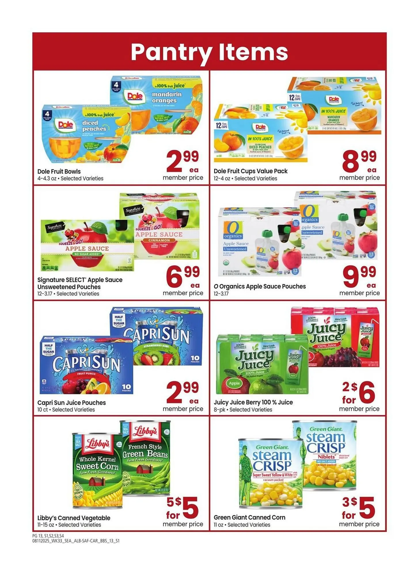 Weekly ad Albertsons Weekly Ad from August 11 to September 7 2025 - Page 13