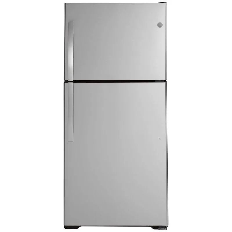 GE 30 in. 19.2 cu. ft. Garage Ready Top Freezer Refrigerator - Fingerprint Resistant Stainless