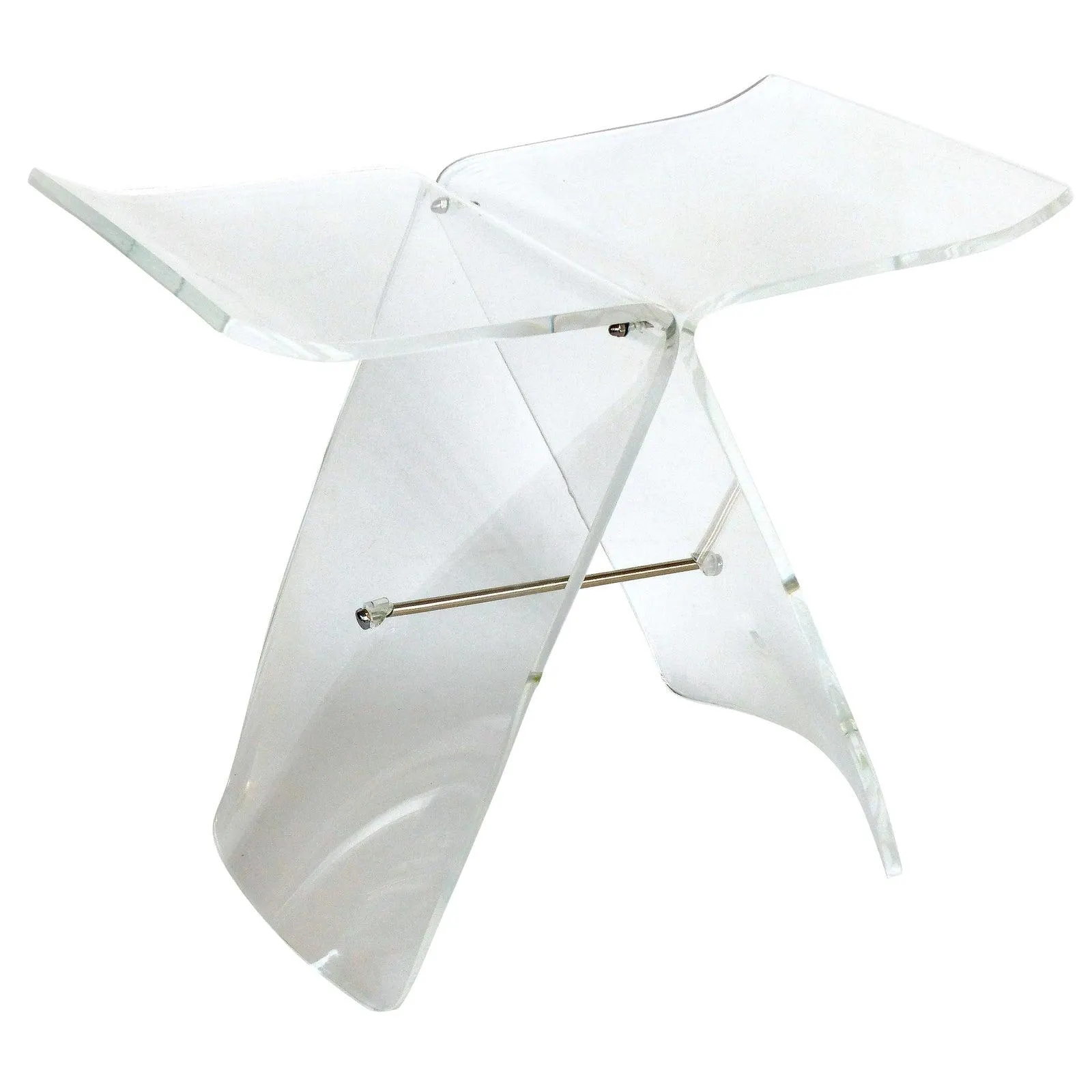 Lucite Butterfly Stool After the Original Bentwood Stool by Sori Yanagi