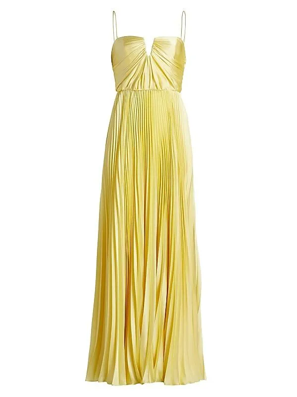 Annna Hammered Satin Gown