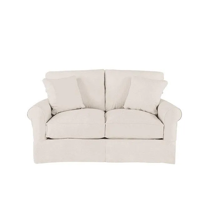 Baldwin Slipcovered Loveseat
