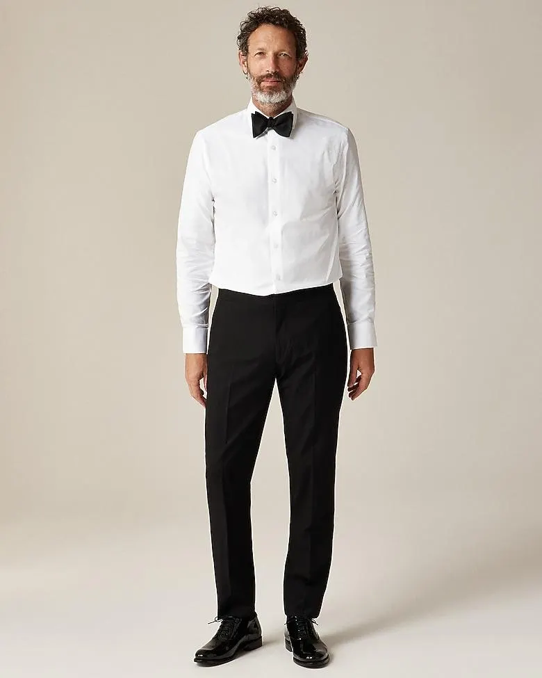 Ludlow Slim-fit tuxedo pant in Italian wool