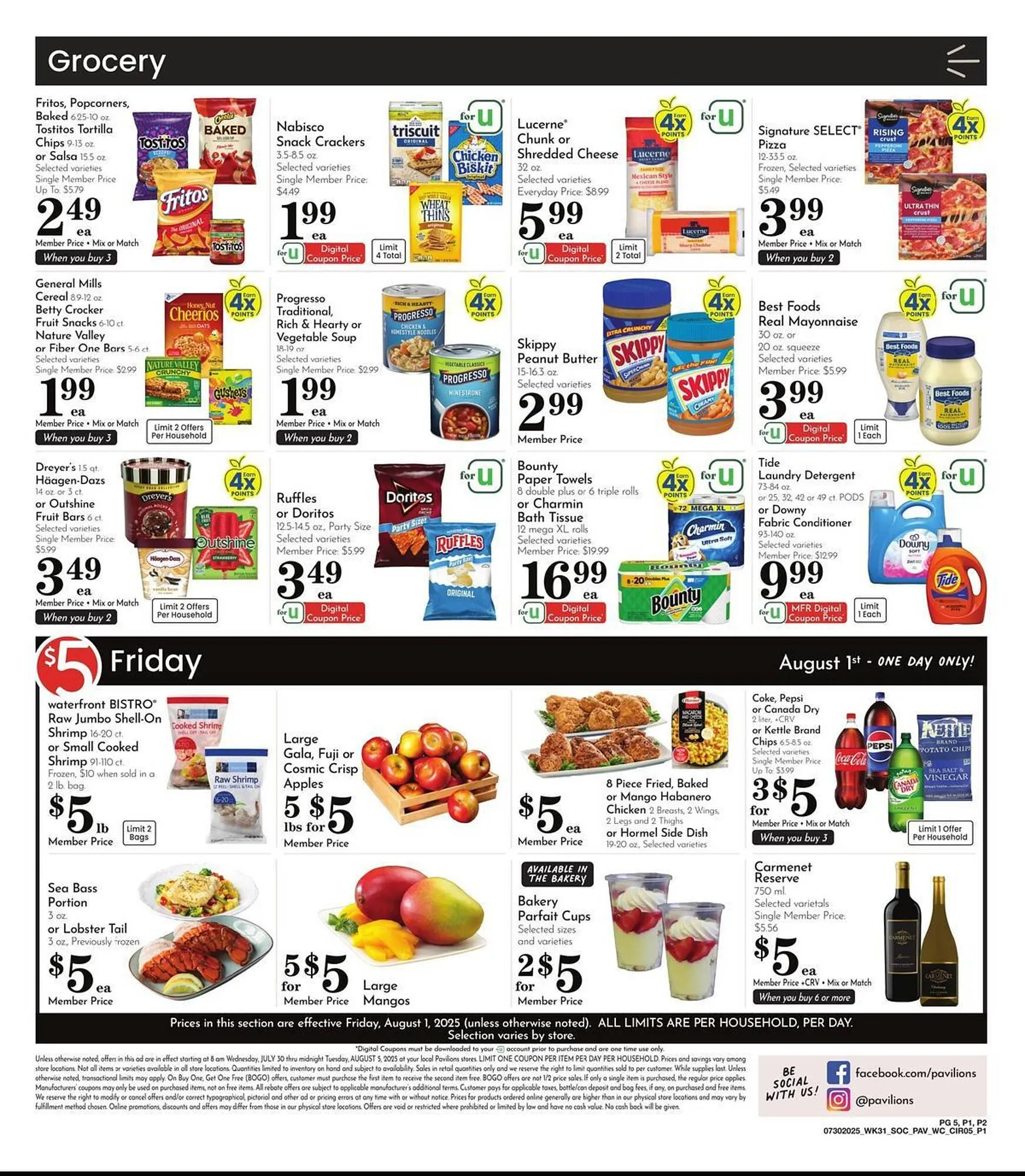 Weekly ad Pavilions Weekly Ad from July 30 to August 5 2025 - Page 5