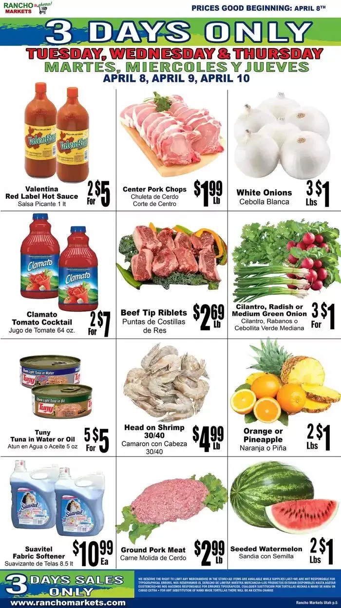 Weekly ad Flyer Rancho Markets from April 8 to April 22 2025 - Page 5