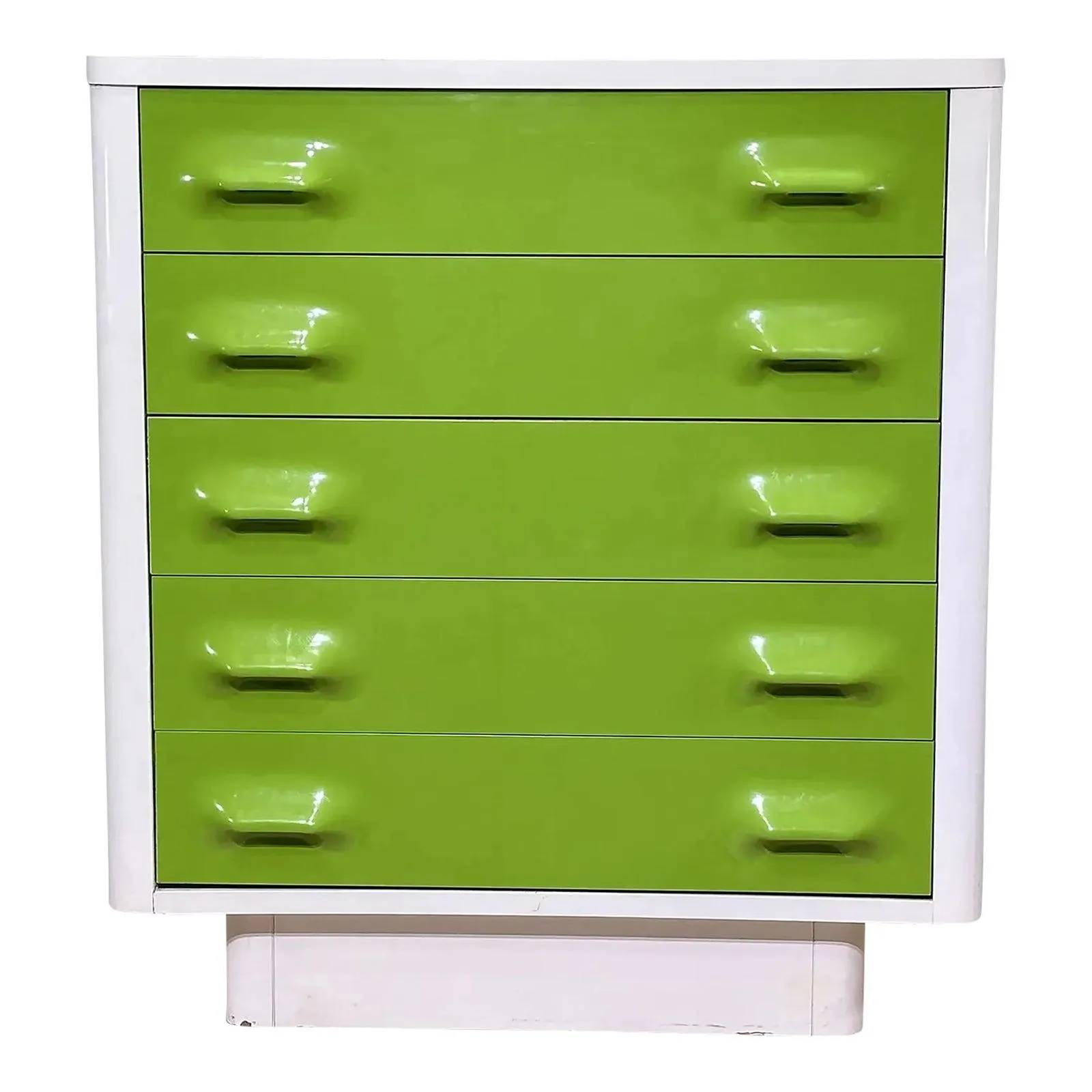 Vintage Broyhill Chapter One Green Dresser Chest of Drawers